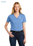 Sioux Falls Fire Rescue - Ladies Shadow Stripe Polo - LK585