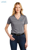 Sioux Falls Fire Rescue - Ladies Shadow Stripe Polo - LK585