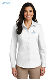 Sioux Falls Fire Rescue - Ladies Long Sleeve Carefree Poplin Shirt - LW100