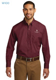 Sioux Falls Fire Rescue - Long Sleeve Carefree Poplin Shirt - W100