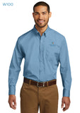 Sioux Falls Fire Rescue - Long Sleeve Carefree Poplin Shirt - W100