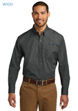 Sioux Falls Fire Rescue - Long Sleeve Carefree Poplin Shirt - W100