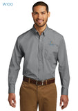 Sioux Falls Fire Rescue - Long Sleeve Carefree Poplin Shirt - W100