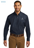 Sioux Falls Fire Rescue - Long Sleeve Carefree Poplin Shirt - W100