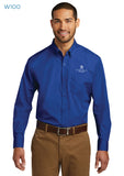 Sioux Falls Fire Rescue - Long Sleeve Carefree Poplin Shirt - W100